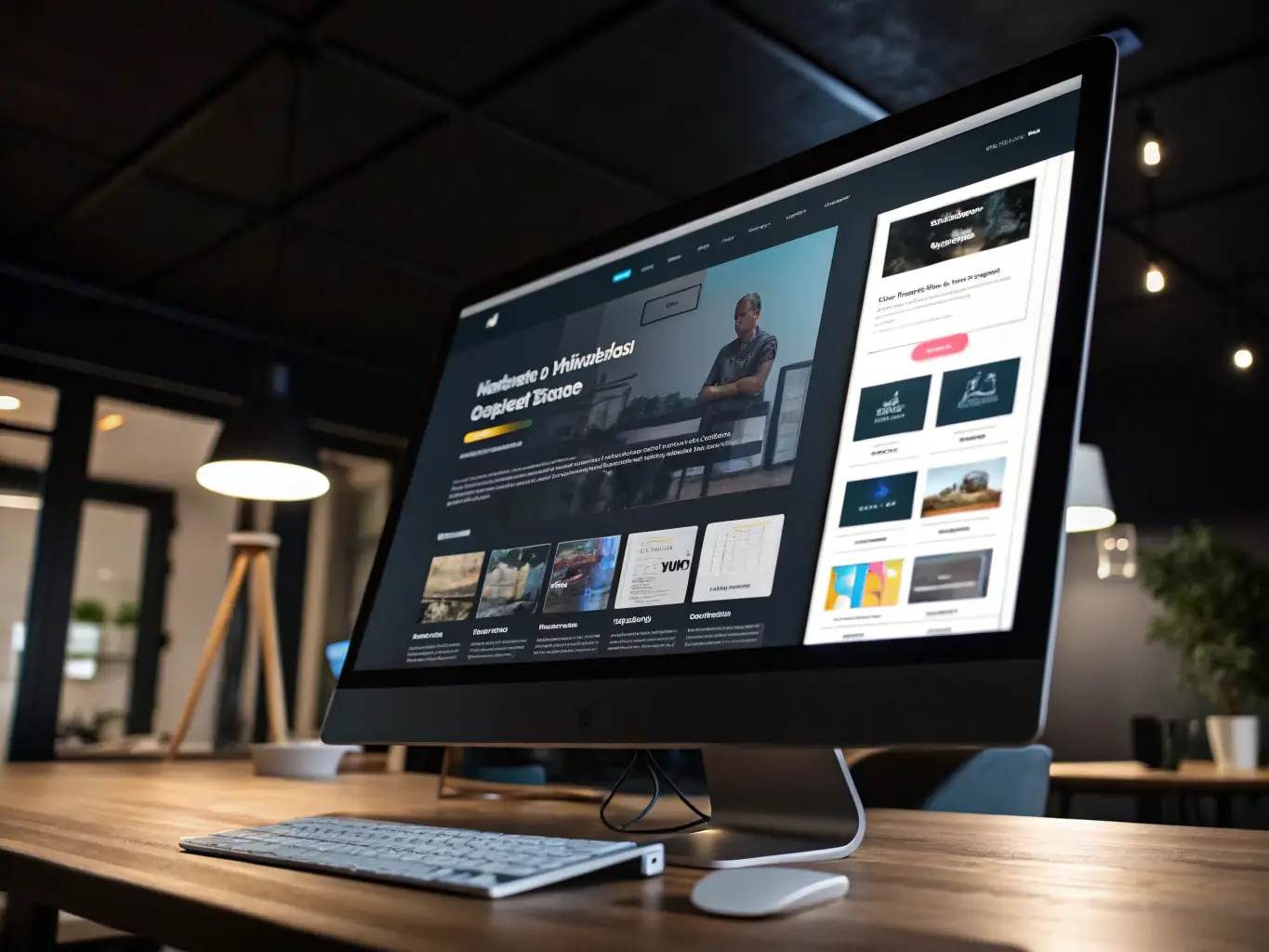 A visually appealing image representing 10Web.io, possibly showcasing their website builder interface or a logo with AI elements.